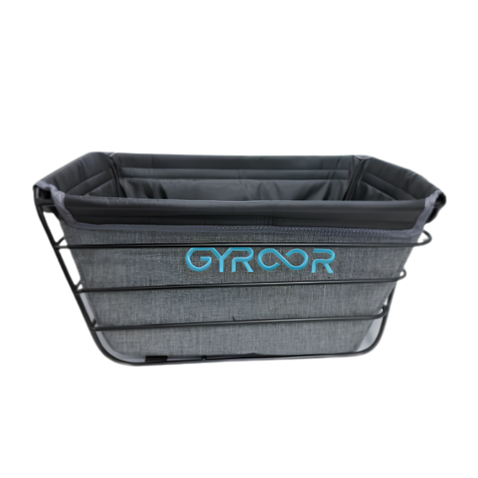 Custom-fitted padded basket insert for PupCruisers scooter