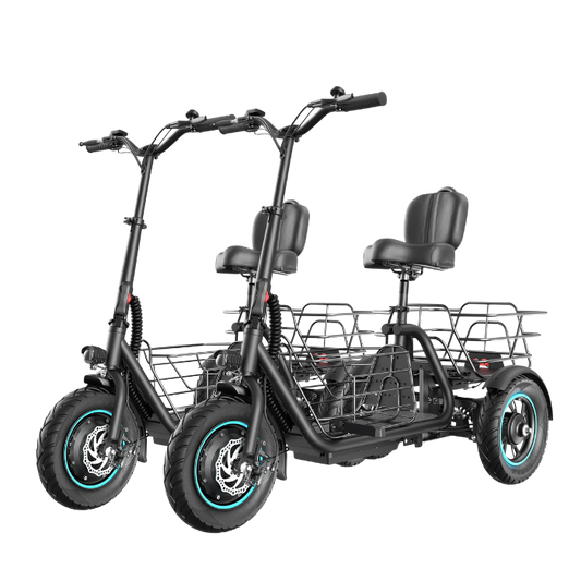 PupCruisers C5 Buddy Bundle with two scooters and Ride Kit